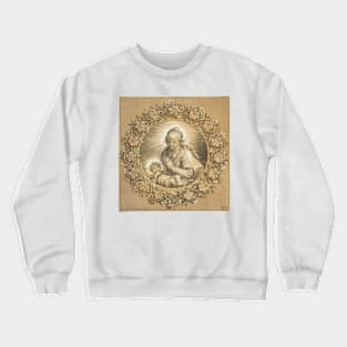 Virgin Mary Christmas Nativity Baby Jesus Vintage Crewneck Sweatshirt